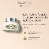  Kem Dưỡng Thể Săn Chắc Da Hạnh Nhân Hương Chanh Vàng L'Occitane Luminciana Milk Concentrate 200ml 