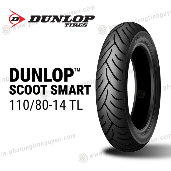 Vỏ xe DUNLOP 110/80-14 TL SCOOTSMART 