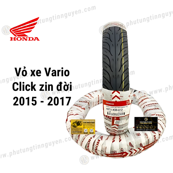  Vỏ xe dành Vario 150, Click 150 zin đời 2015 - 2017/ 125cc chính hãng Honda MÃ A12 