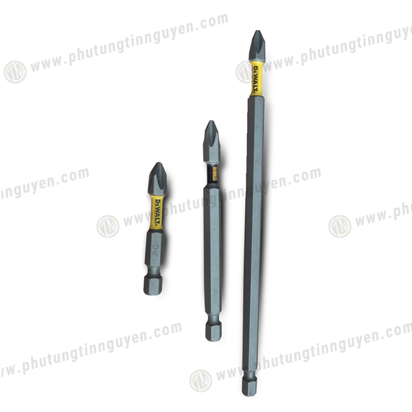  Mũi Vít DeWalt Ph2 chính hãng mũi bake có 3 size màu xám 