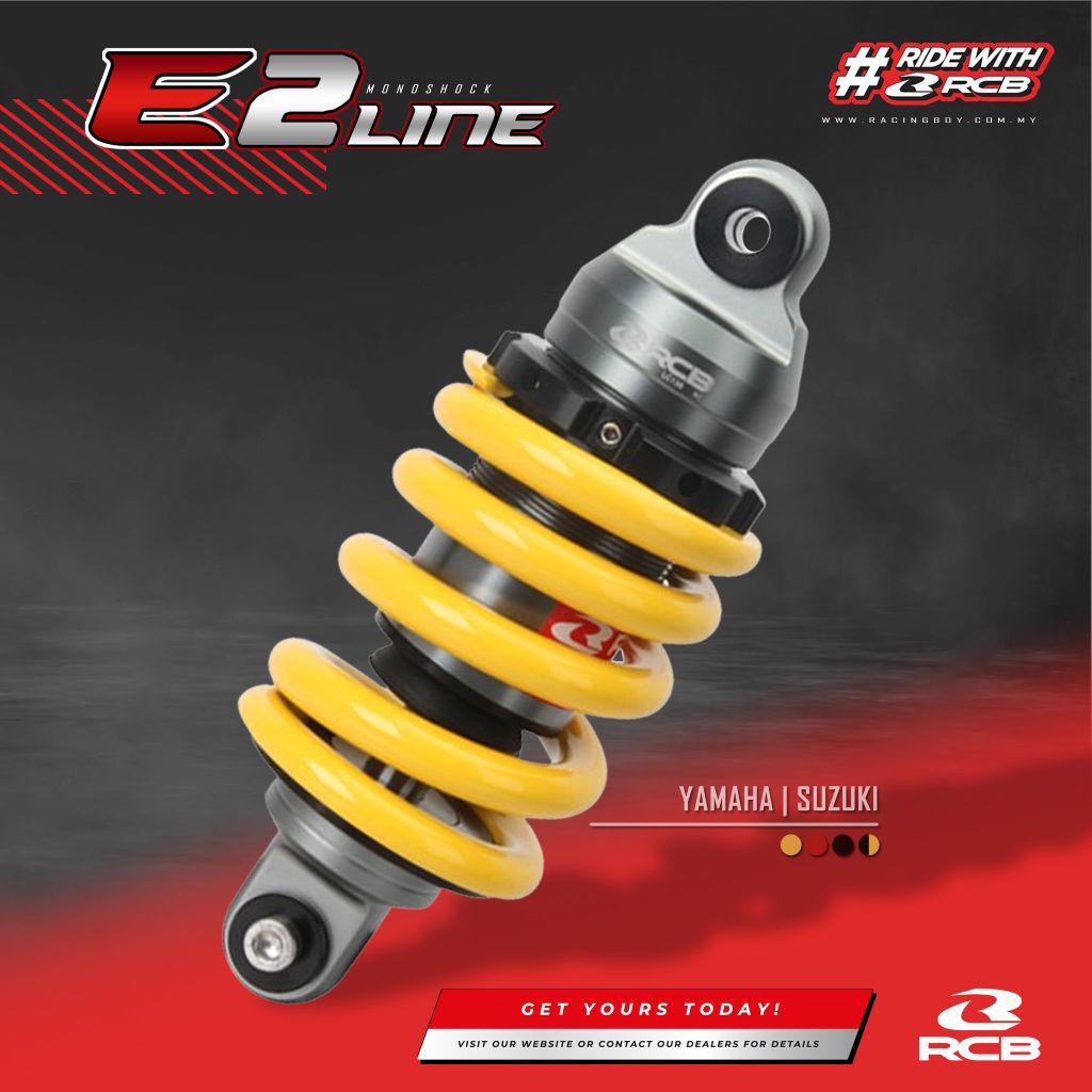 Phuộc RCB E2 cho Exciter 150, Exciter 155 chính hãng cao 208mm