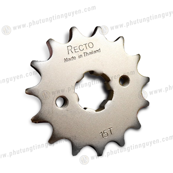  Nhông Recto Yamaha 15T 2 lỗ hàng chính hãng 