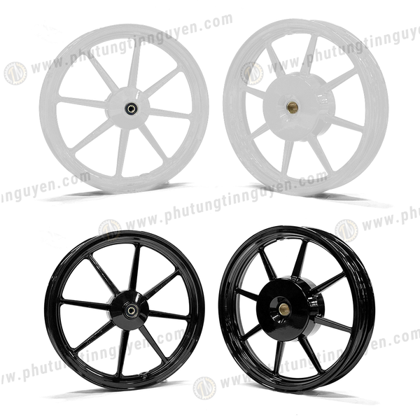  Mâm RCB 8 cây gắn Vario Click bản 1.85 - 2.15 2 màu Trắng - Đen 