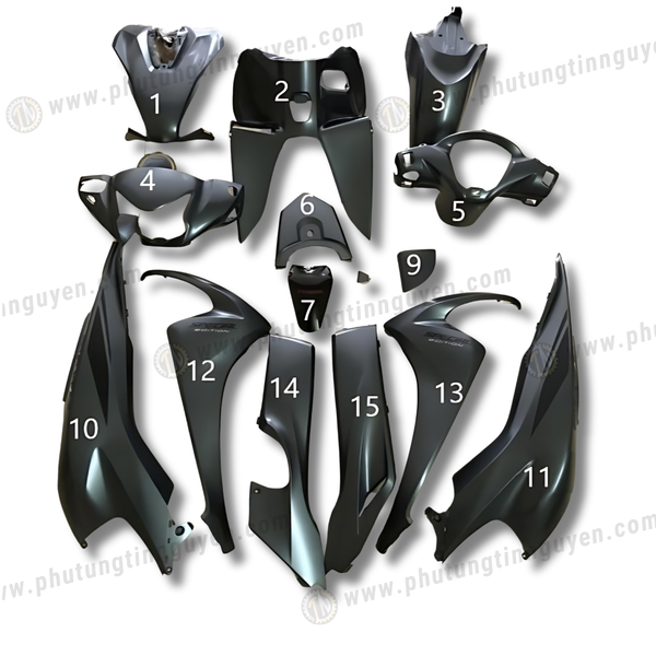  Dàn áo vision vs 110 xanh đá nhám 2021 2022 2023 2024 2024 ( bán lẻ từng món ) AA 