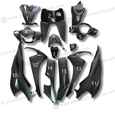  Dàn áo vision vs 110 xanh đá nhám 2021 2022 2023 2024 2024 ( bán lẻ từng món ) AA 