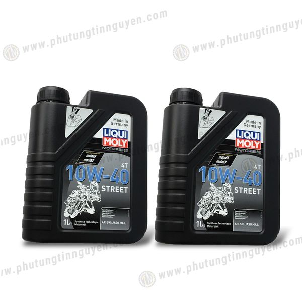  Nhớt Liqui 4T 10W40 Street 1 Lít cho xe số, tay ga, côn tay hàng chính hãng 