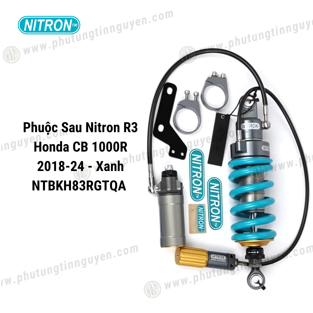  Phuộc Sau Nitron R3 Honda CB 1000R 2018-24 - Xanh NTBKH83RGTQA Nitron Japan 
