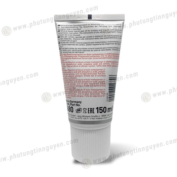  Nhớt hộp số, nhớt lap Liqui Moly Racing Scooter Gear Oil 80W90 hàng chính hãng - 150ml 