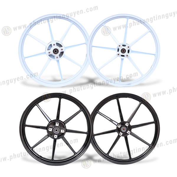  Mâm X1R 8 cây Satria, Raider, Sonic size 17 bản 1.6 1.85 - Tặng đĩa trước 