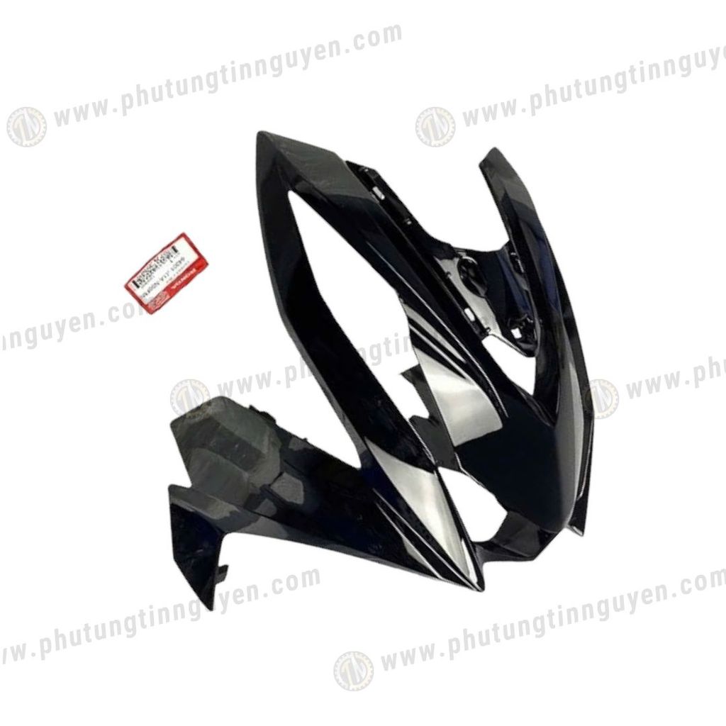 Mặt nạ lớn, ốp pha đèn xe Beat K1A đời 2020 - nay màu đen bóng chính hãng Honda