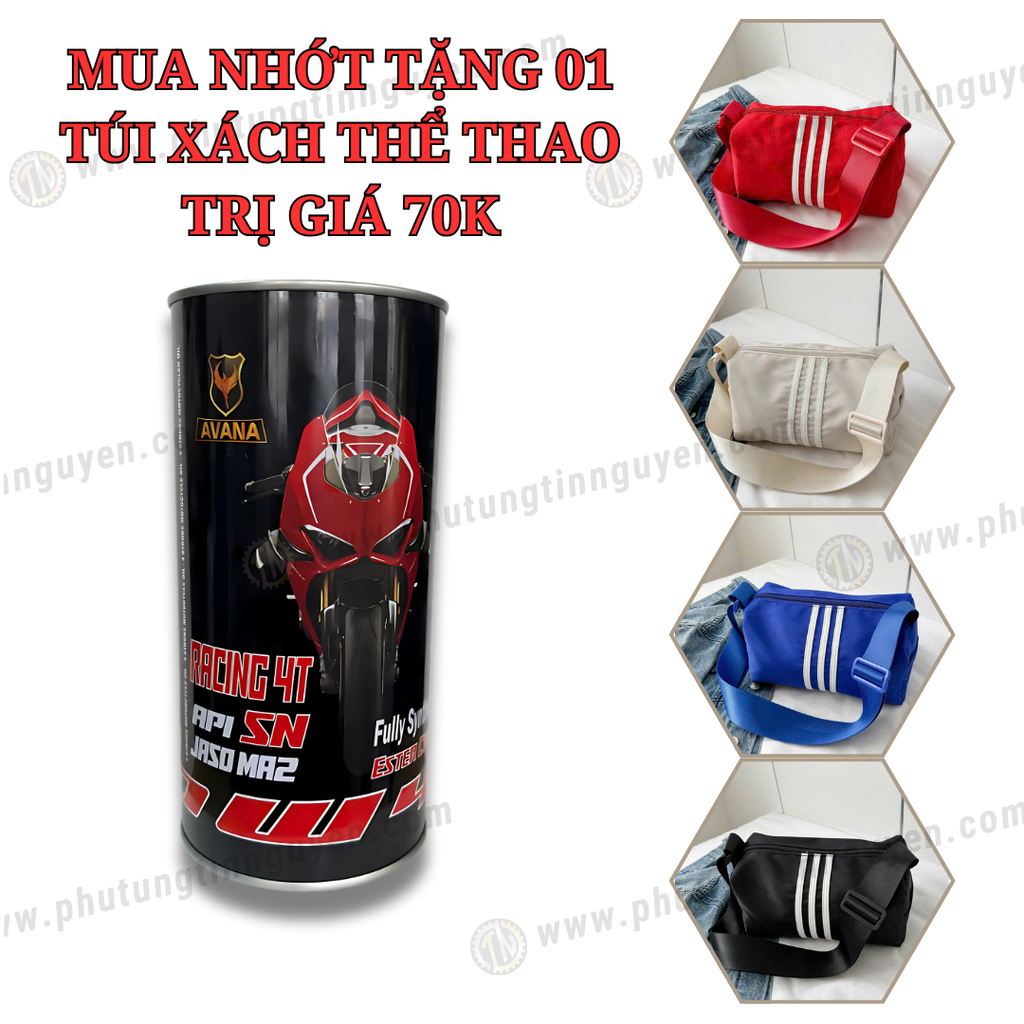 Nhớt Avana RACING ESTER 5W40 800ml