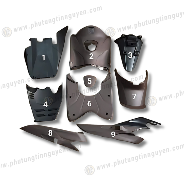  Bộ nhựa nhám lead 125 2013 2014 2015 2016 ( bán lẻ từng món ) 