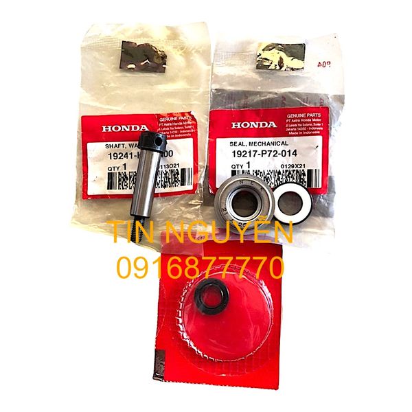 Bộ phốt bơm nước xe Sonic, Winner, GTR, CBR chính hãng Honda (4 món) 