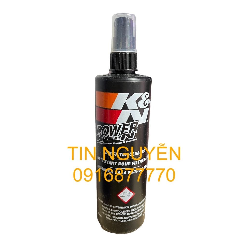 Bộ vệ sinh và tẩm dầu lọc gió KN chính hãng DẠNG BÔI