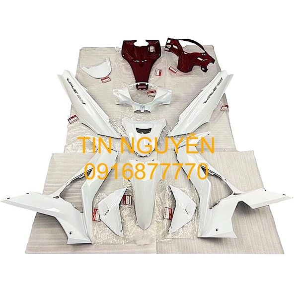  Dàn áo Wave 125i màu trắng chính hãng Honda Thái Lan 