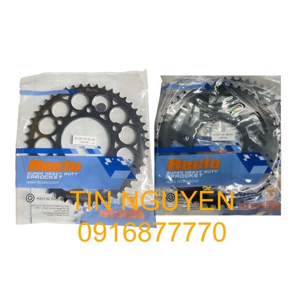  Dĩa Recto cho Exciter 155 size 46-47 hàng chính hãng 