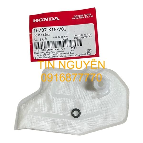  Lọc xăng SH150, AIR BLADE 2020 - NAY chính hãng Honda mã 16707K1FV01 