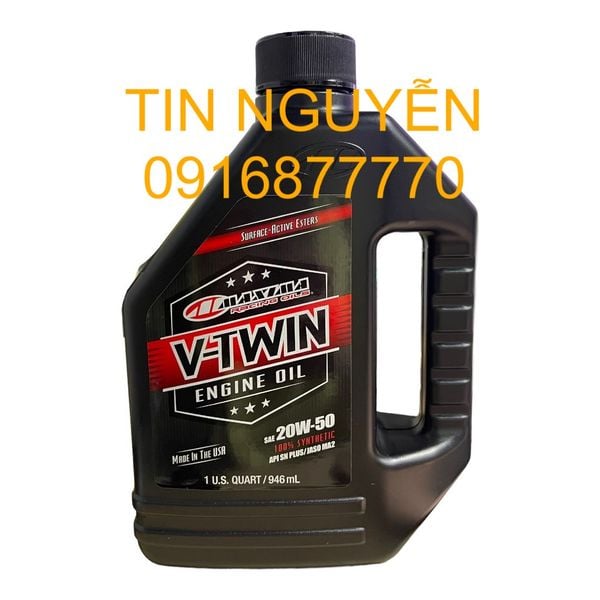  Nhớt Maxima V Twin 20w50 dùng cho xe số máy V hàng chính hãng 
