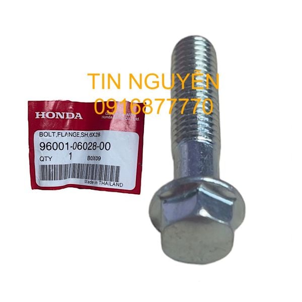  Ốc nắp nồi Honda 6x28 chính hãng Honda mã 960010602800 