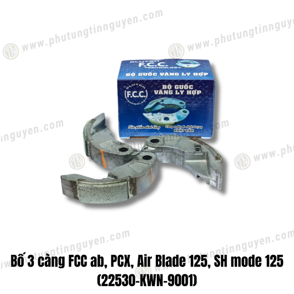  Bố 3 càng FCC ab, PCX, Air Blade 125, SH mode 125 (22530-KWN-9001) 