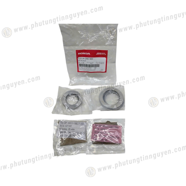  Bộ chén cổ trên dưới xe SH350 chính hãng Honda 