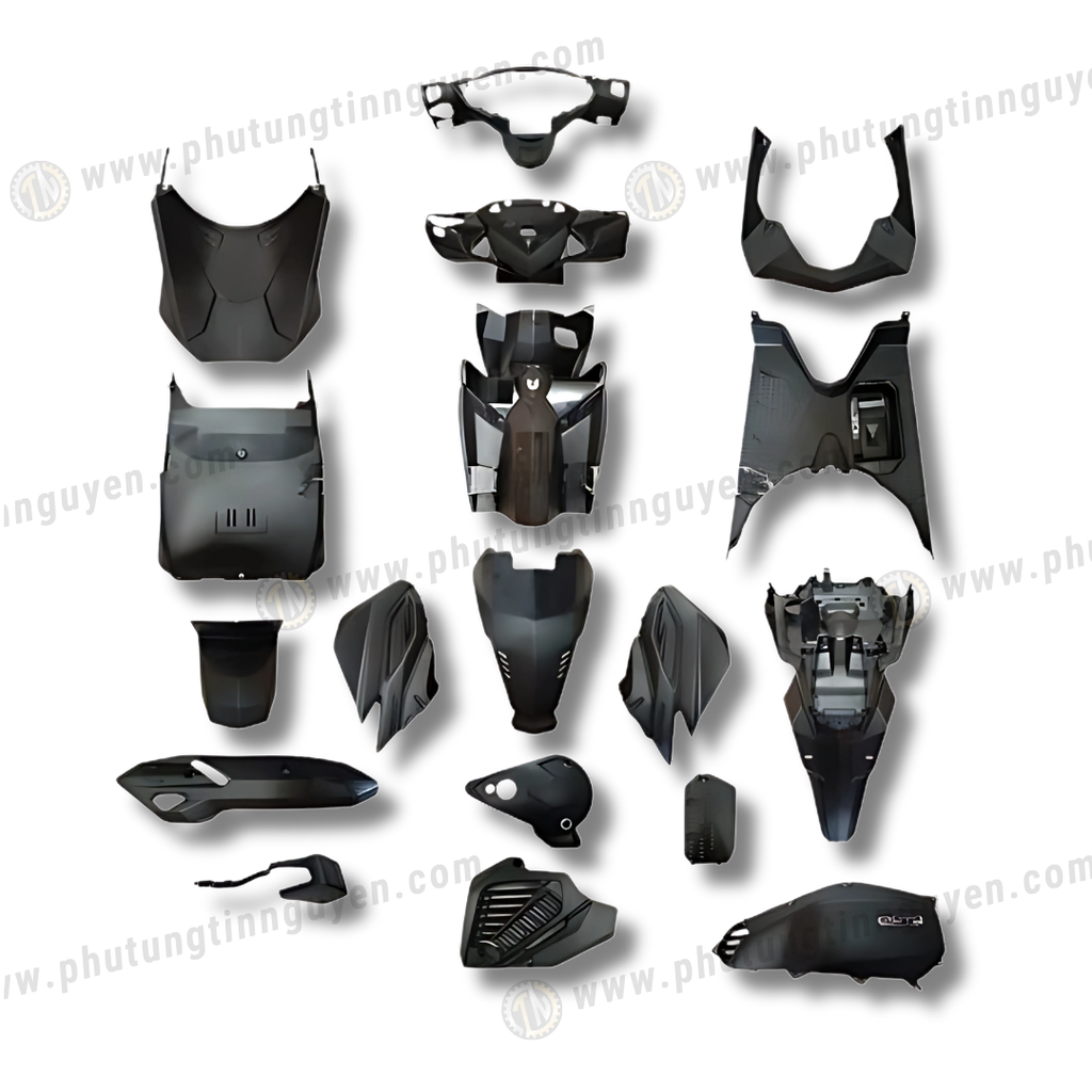 Full bộ nhựa nhám Vario  2015 - 2017 chính hãng 18 món (dàn chân)