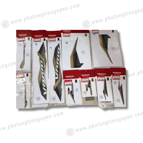  Bộ tem xe Vario 125 2023 xanh nhám chính hãng Honda 