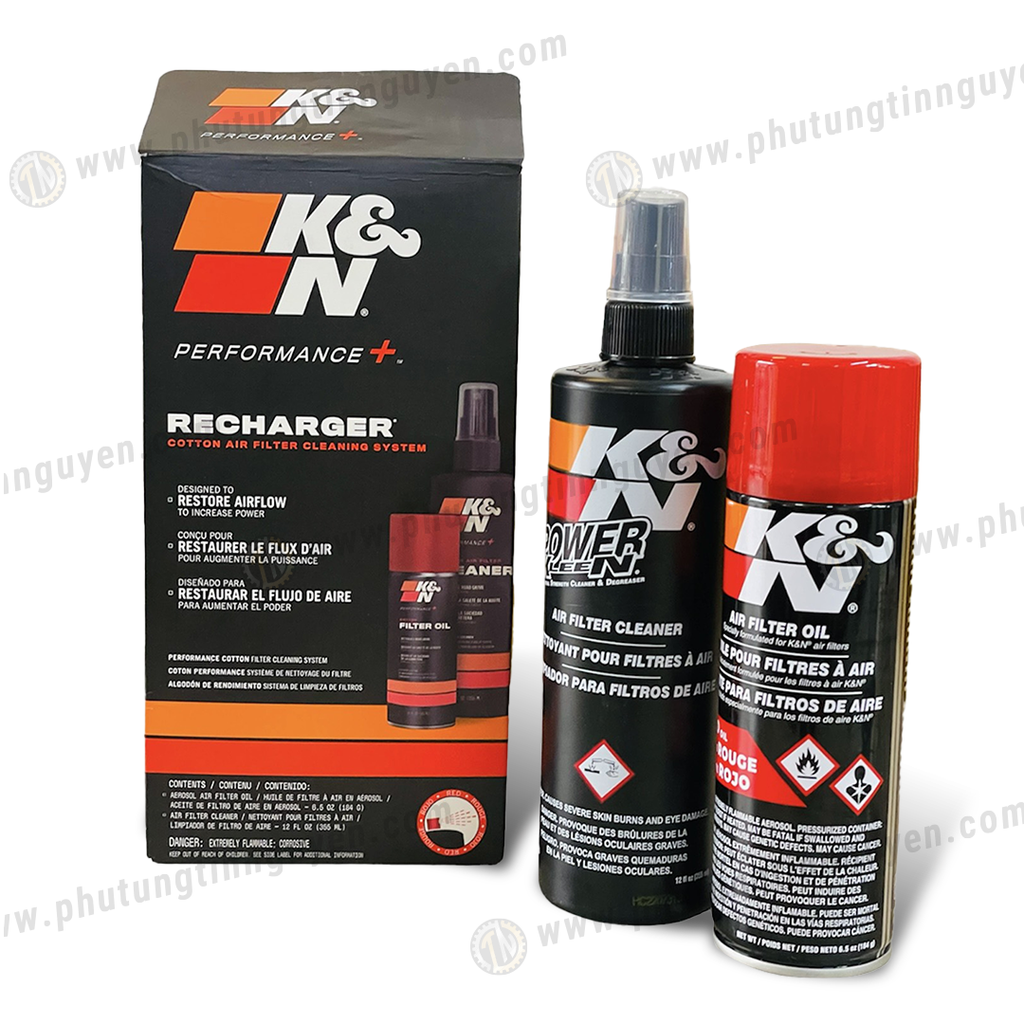 Bộ vệ sinh lọc gió KN chính hãng 5000 DẠNG XỊT