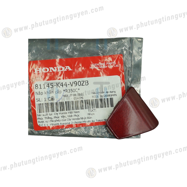  Nắp khẩn cấp smartkey smart key Ốp Yếm khóa VS VISION 2015 2016 2017 2018 2019 đỏ đô AA 