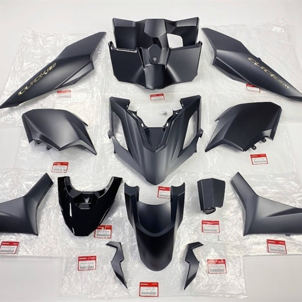  Dàn áo Click 160 Vario 160 ABS đen nhám 2022 Full tem chính hãng Honda 