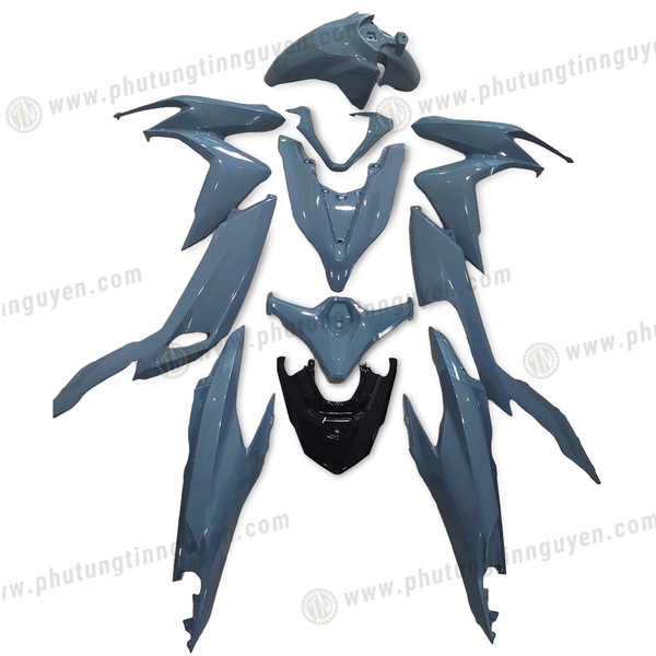  Dàn áo Vario Click 150 đời 2018 màu xanh xi măng chính hãng Honda 