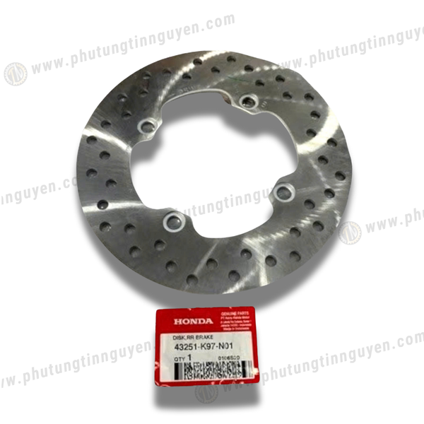  Đĩa sau PCX 150 K97 hàng nhập khẩu chính hãng Honda 43251K97N01 