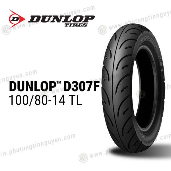  Vỏ xe DUNLOP 100/80-14 TL D307F 