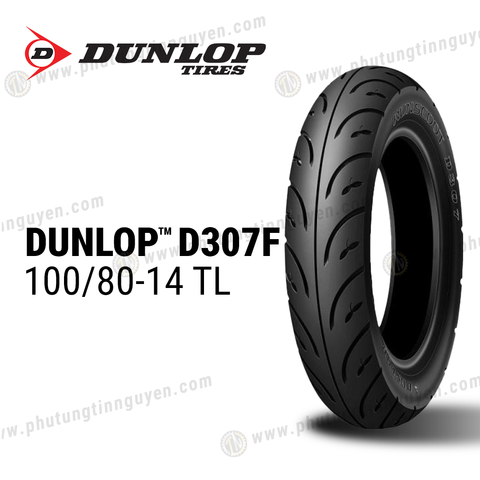  Vỏ xe DUNLOP 100/80-14 TL D307F 