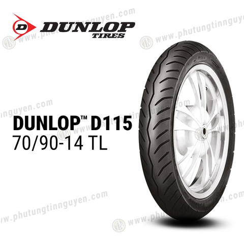  Vỏ xe DUNLOP 70/90-14 TL D115 