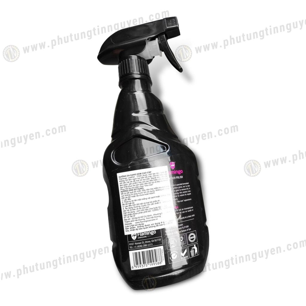 Kem dưỡng bóng và phục hồi đồ da cao cấp Flamingo 500ml F029