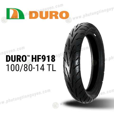  Vỏ xe DURO HF918 100/80-14 TL 