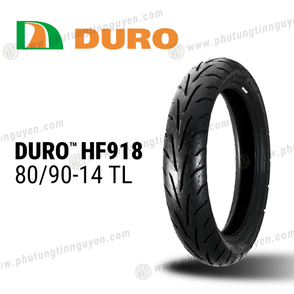  Vỏ xe DURO HF918 80/90-14 TL 