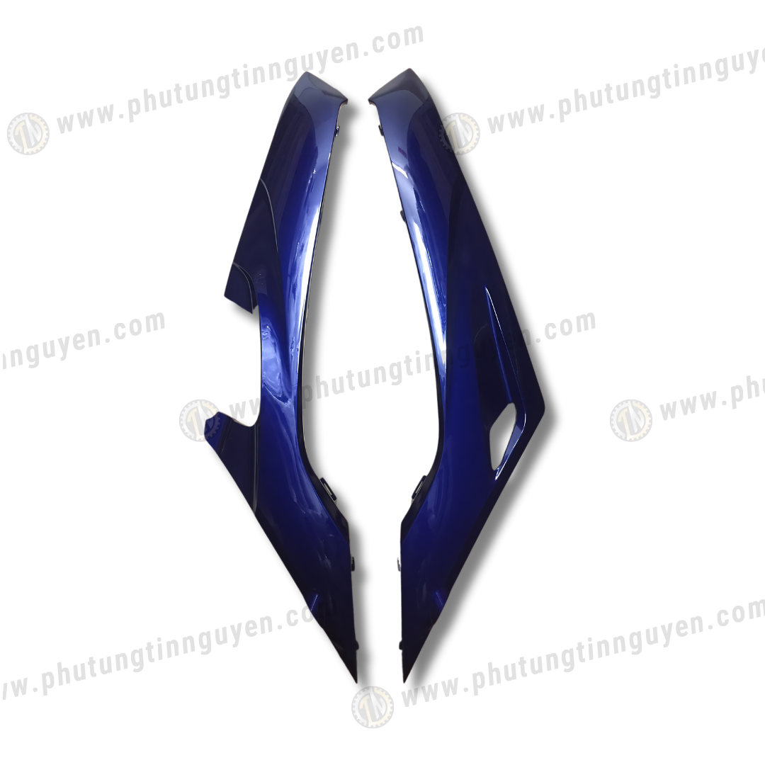  Ốp lườn nẹp sàn dưới Vision VS 2015 2016 2017 2018 2019 01 cặp trái phải màu xanh bóng AA 