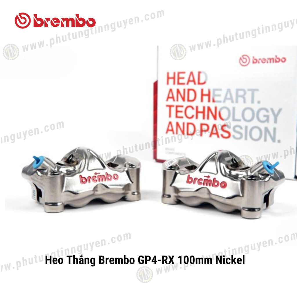 Heo Thắng Brembo GP4-RX 100mm Nickel
