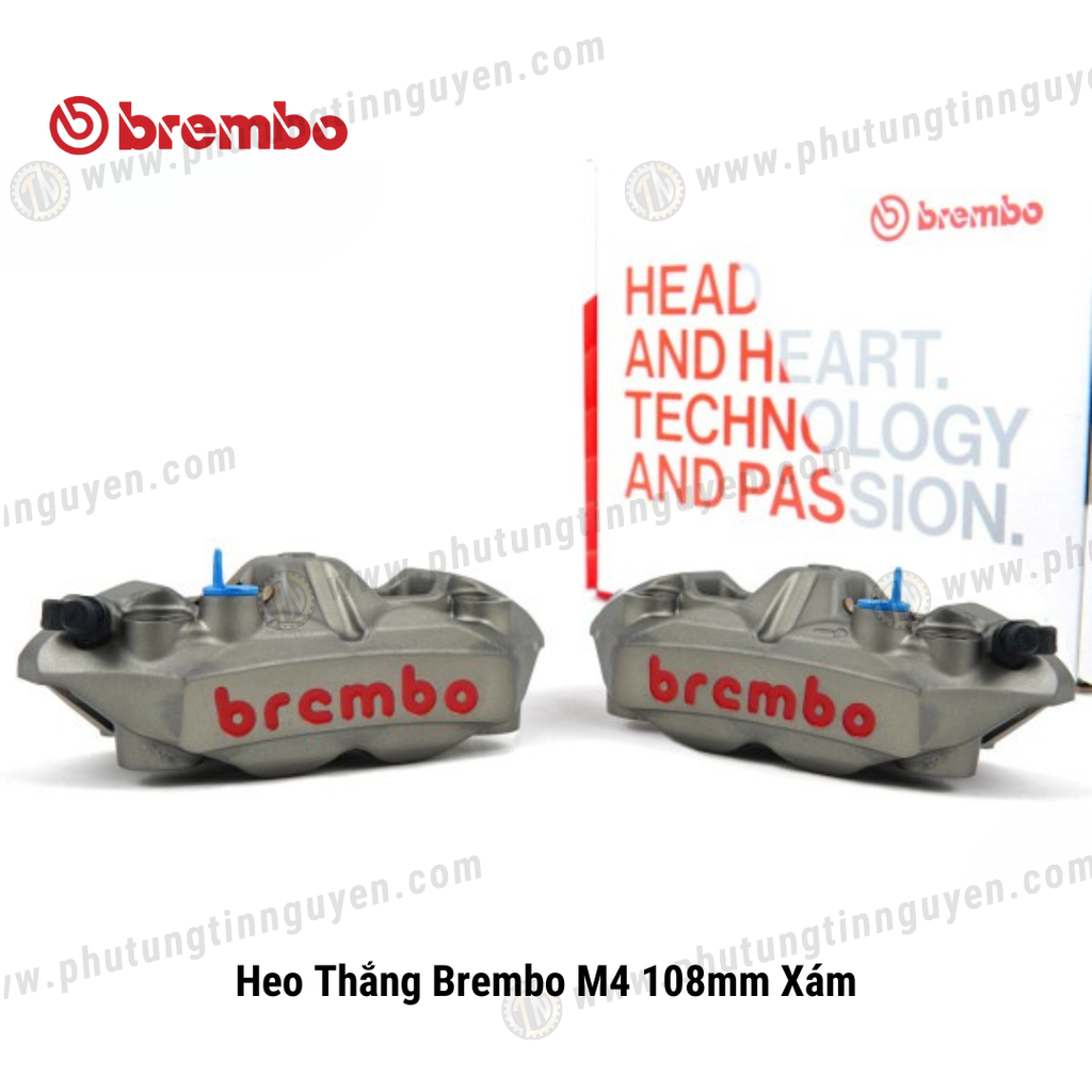 Heo Thắng Brembo M4 108mm Xám