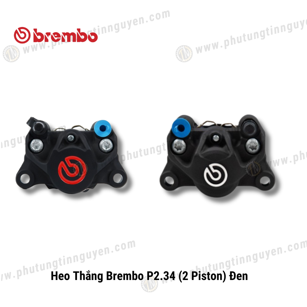 Heo Thắng Brembo P2.34 (2 Piston) Đen