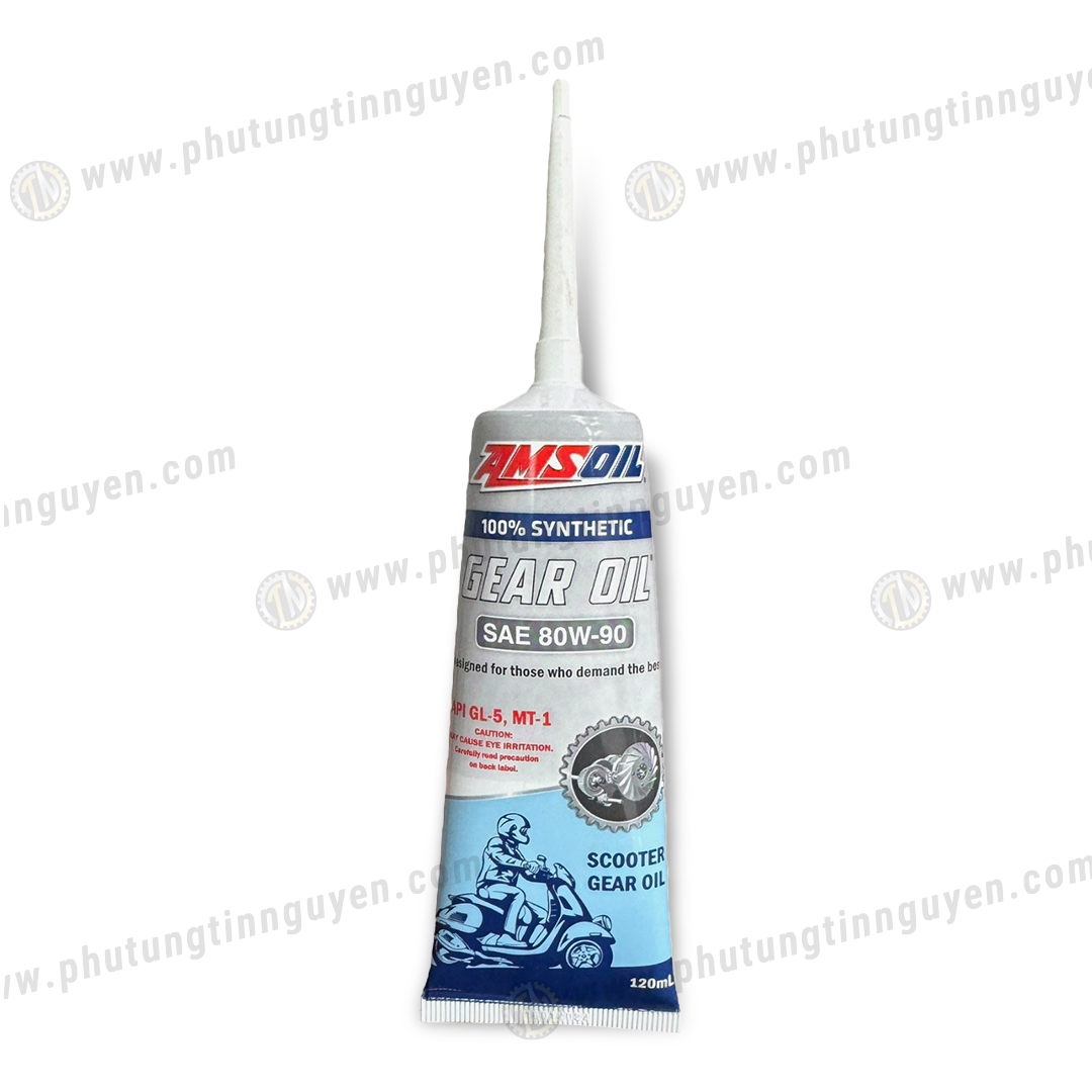 Nhớt hộp số xe tay ga tổng hợp Amsoil Gear Oil 80W90 120ml hàng chính