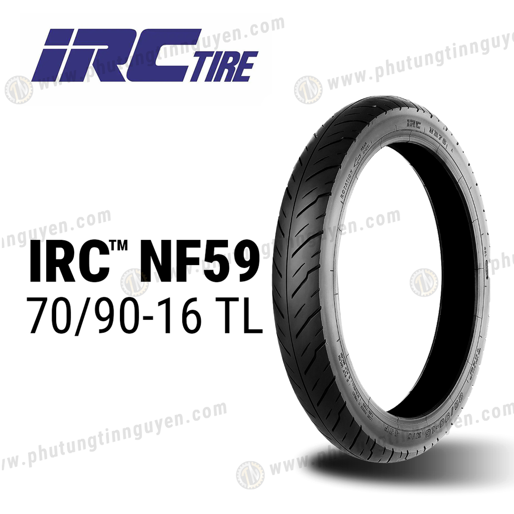Vỏ xe INOUE (IRC) NF59 70/90-16 TL