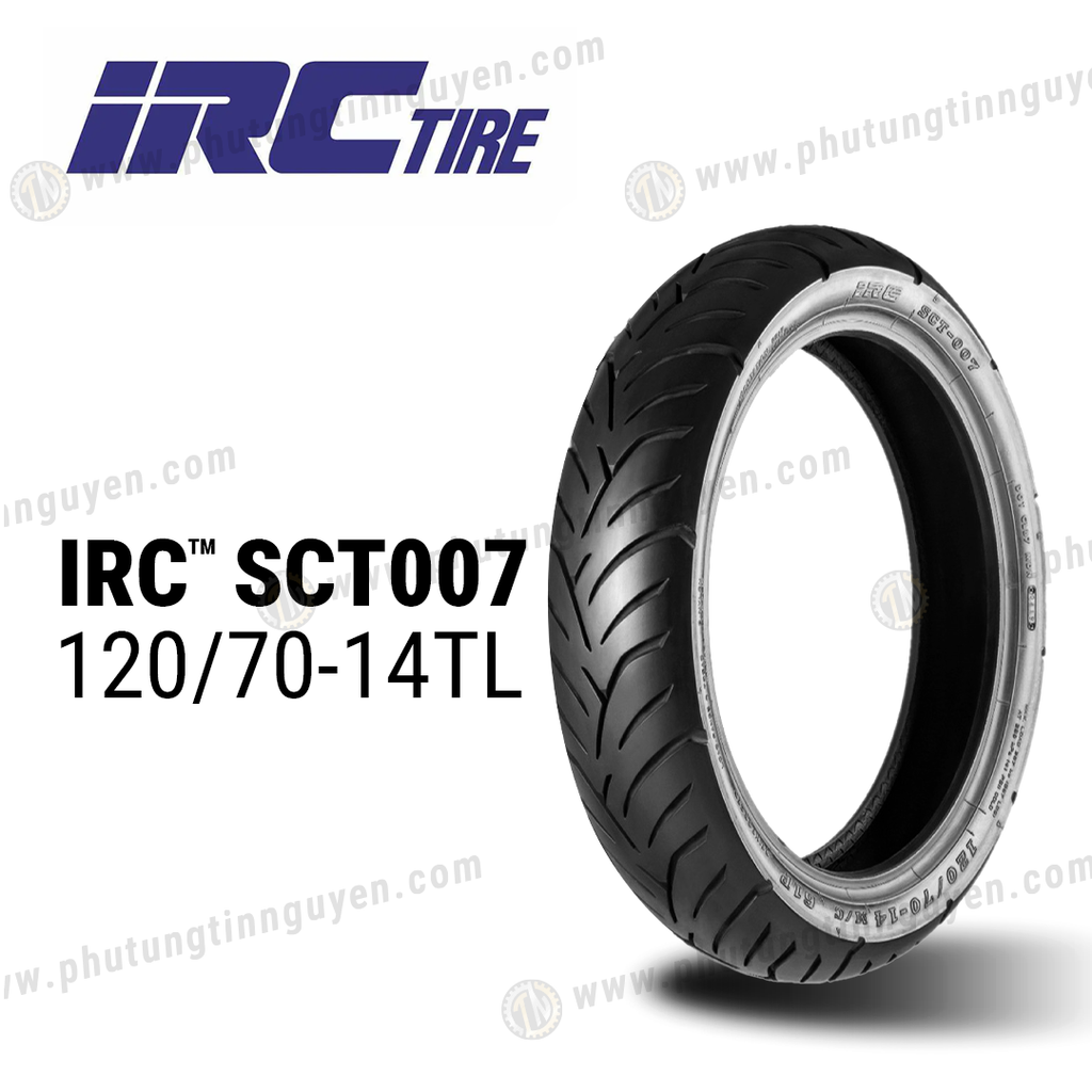 Vỏ xe INOUE (IRC) SCT007 120/70-14 TL
