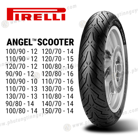  Vỏ xe Pirelli ANGEL SCOOTER ĐỦ SIZE Không ruột 