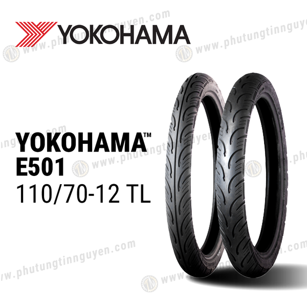 Vỏ xe YOKOHAMA 110/70-12 TL (E501) 