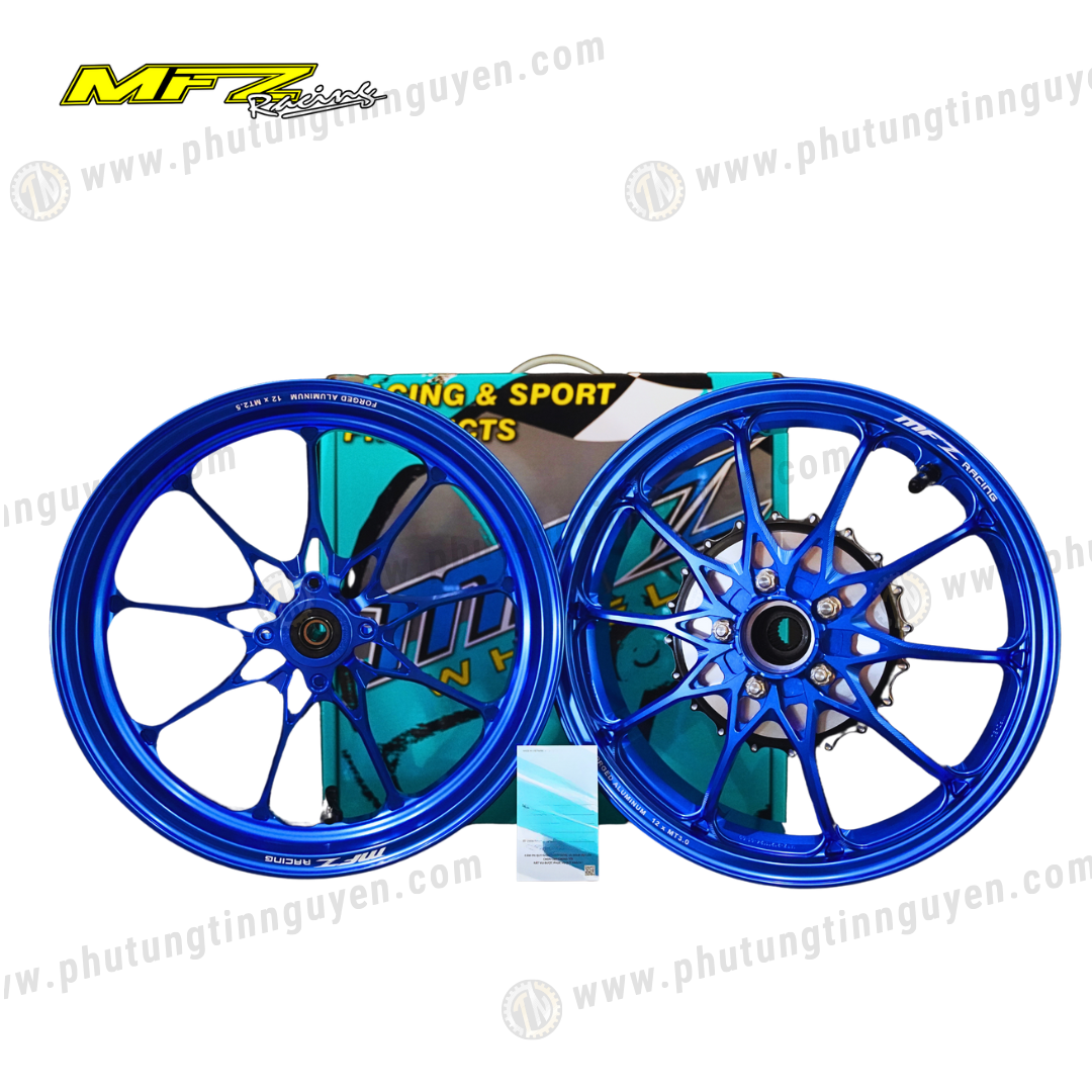  Mâm MFZ Racing Honda Lead 125 Mẫu 10 Cây ( Xanh Blue ) 