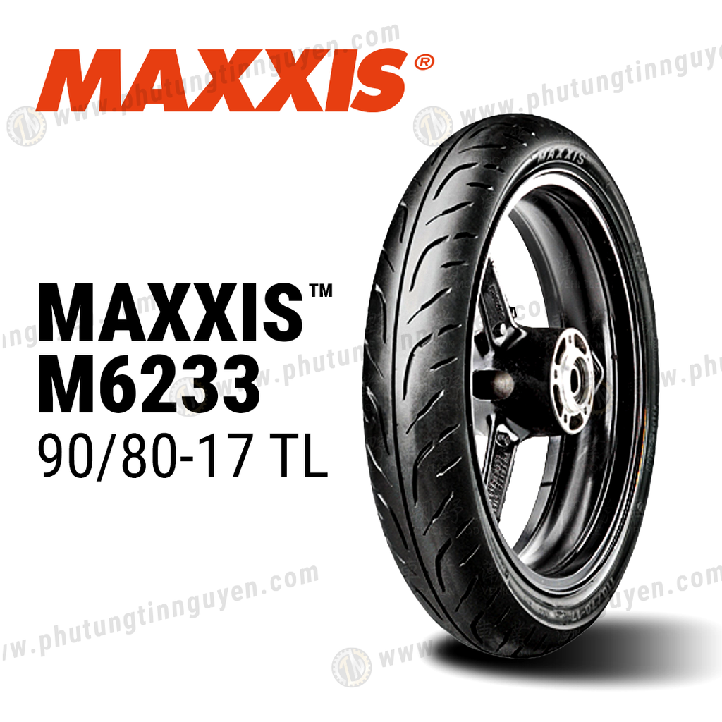 Vỏ xe MAXXIS M6233 90/80-17 TL