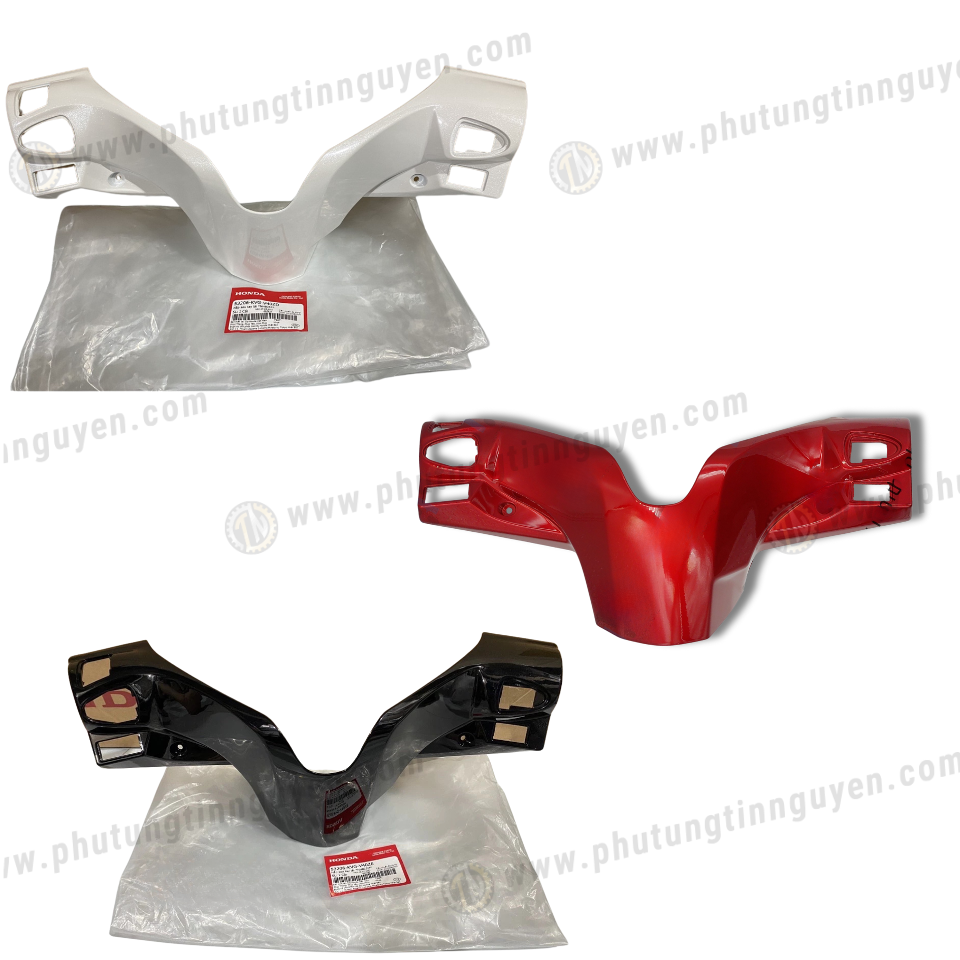  Nắp ốp bợ cổ sau tay lái AB AIR BLADE 110 ĐẦU BÒ 2011 2012 nhiều màu AA 